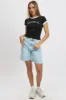 Black Graphic Tee Short Sleeve sold by Ally Fashion