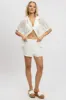 White Shorts Elasticated Waist sold by Ally Fashion