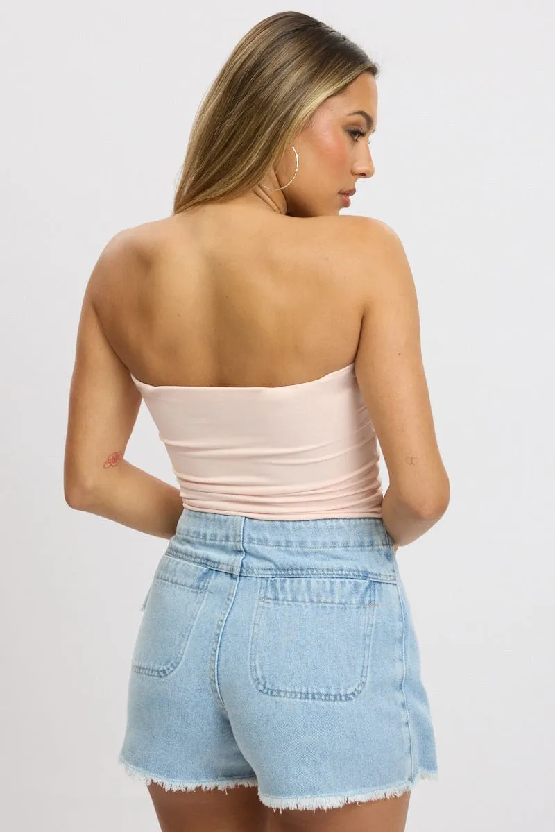 Pink Supersoft Bandeau Top sold by Ally Fashion product image thumbnail 5