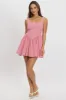 Red Check Fit And Flare Dress Mini sold by Ally Fashion