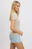 Brown T shirt Short Sleeve Crew Neck Supersoft sold by Ally Fashion