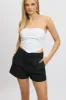 Black Shorts Mid Rise sold by Ally Fashion
