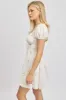 Pink Ditsy Fit And Flare Dress Mini sold by Ally Fashion