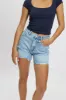 Denim Jorts High Rise sold by Ally Fashion