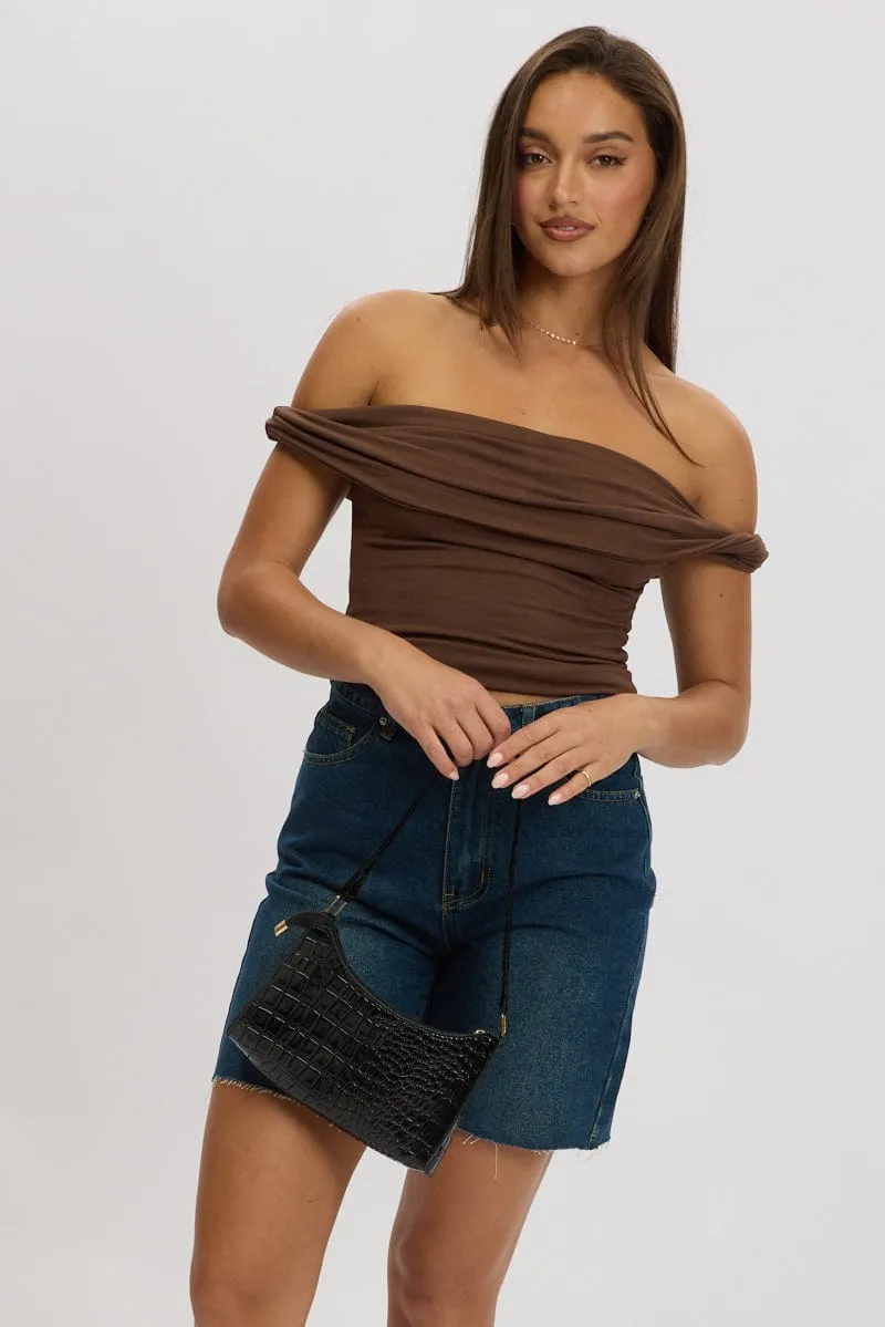 Denim Jorts High Rise sold by Ally Fashion product image thumbnail 3