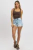 Denim Relaxed Shorts High Rise sold by Ally Fashion