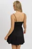 Black Fit And Flare Dress Drop Waist Mini sold by Ally Fashion
