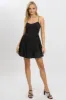Black Fit And Flare Dress Drop Waist Mini sold by Ally Fashion