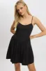 Black Fit And Flare Dress Drop Waist Mini sold by Ally Fashion