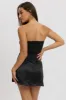 Black Fit And Flare Dress Ribbon Detail sold by Ally Fashion