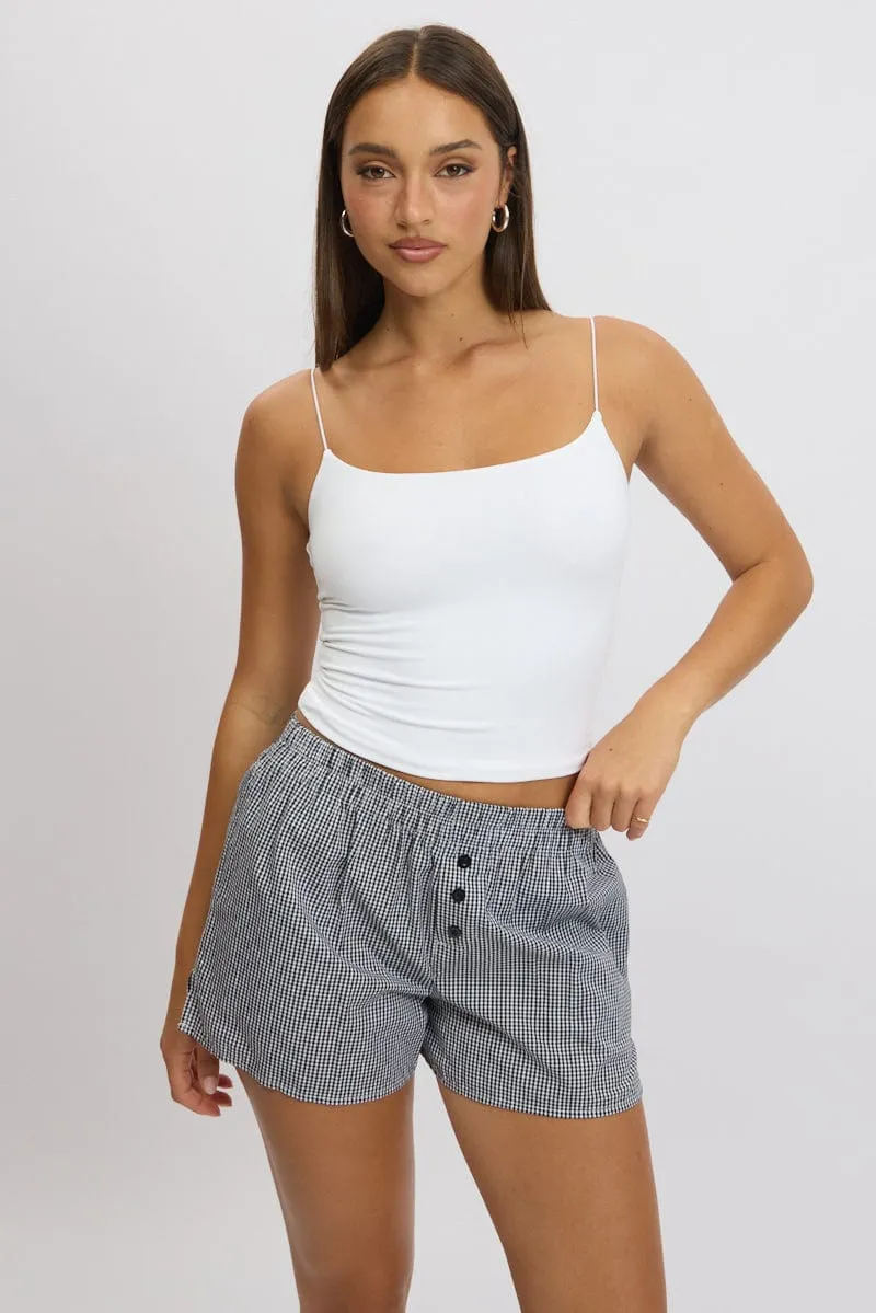 White SuperSoft Singlet Double Layer sold by Ally Fashion product image thumbnail 3