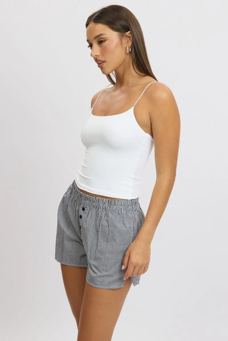 White SuperSoft Singlet Double Layer sold by Ally Fashion product image thumbnail 4