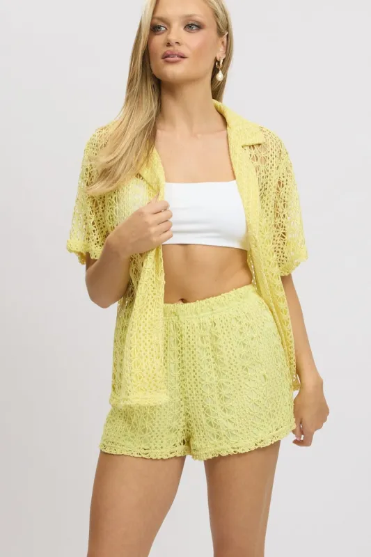 Green Shorts Elasticated Waist sold by Ally Fashion