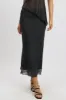 Black Polka Dot Mesh Skirt Elasticated Picot Trim Midaxi sold by Ally Fashion