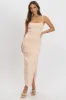 Orange Bodycon Dress Sleeveless Midi sold by Ally Fashion