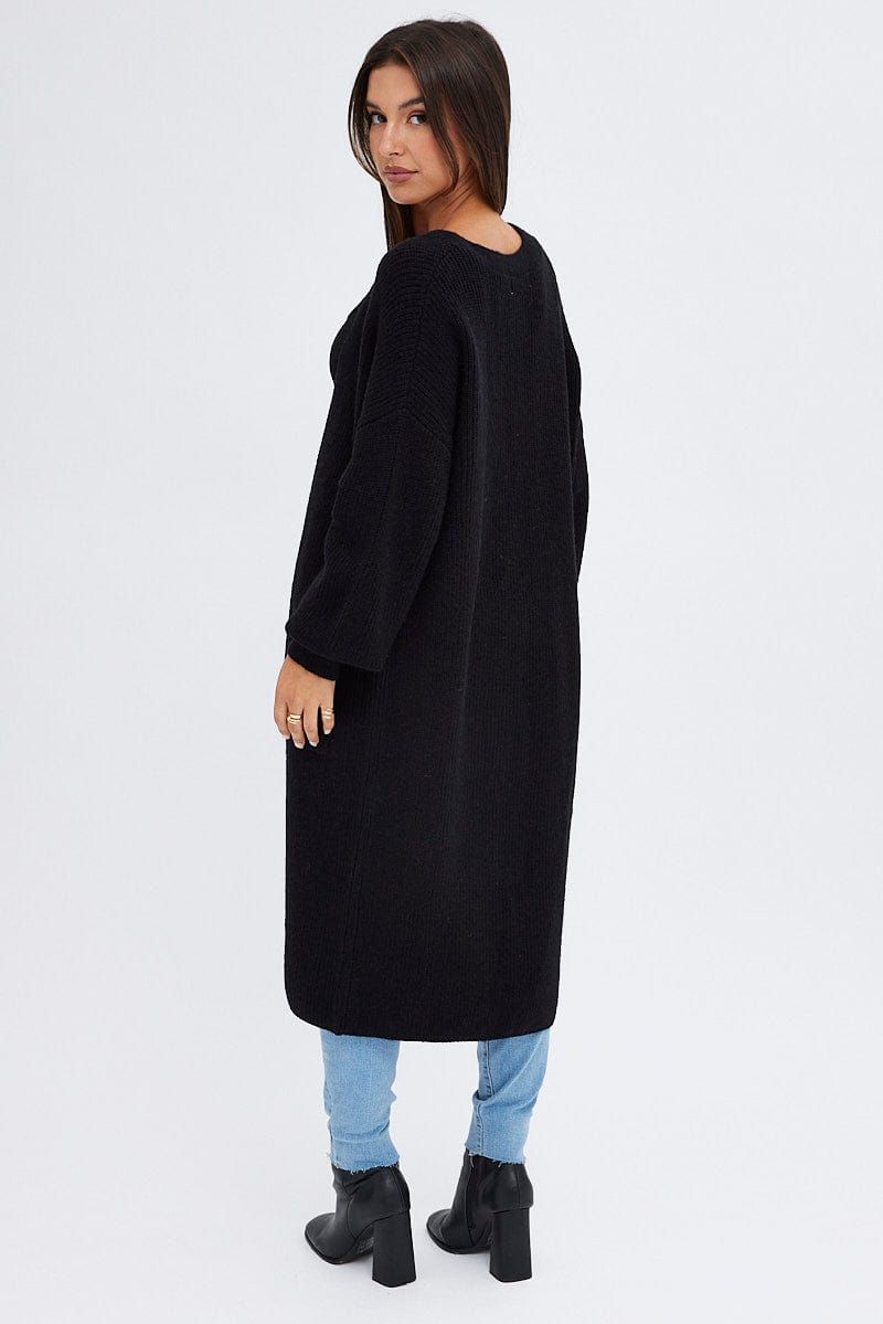 Black Longline Cardigan sold by Ally Fashion product image thumbnail 5