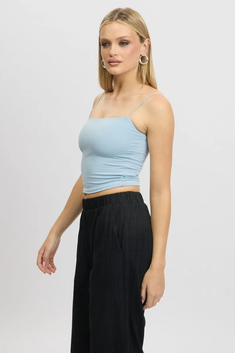 Blue SuperSoft Singlet Double Layer sold by Ally Fashion product image thumbnail 4