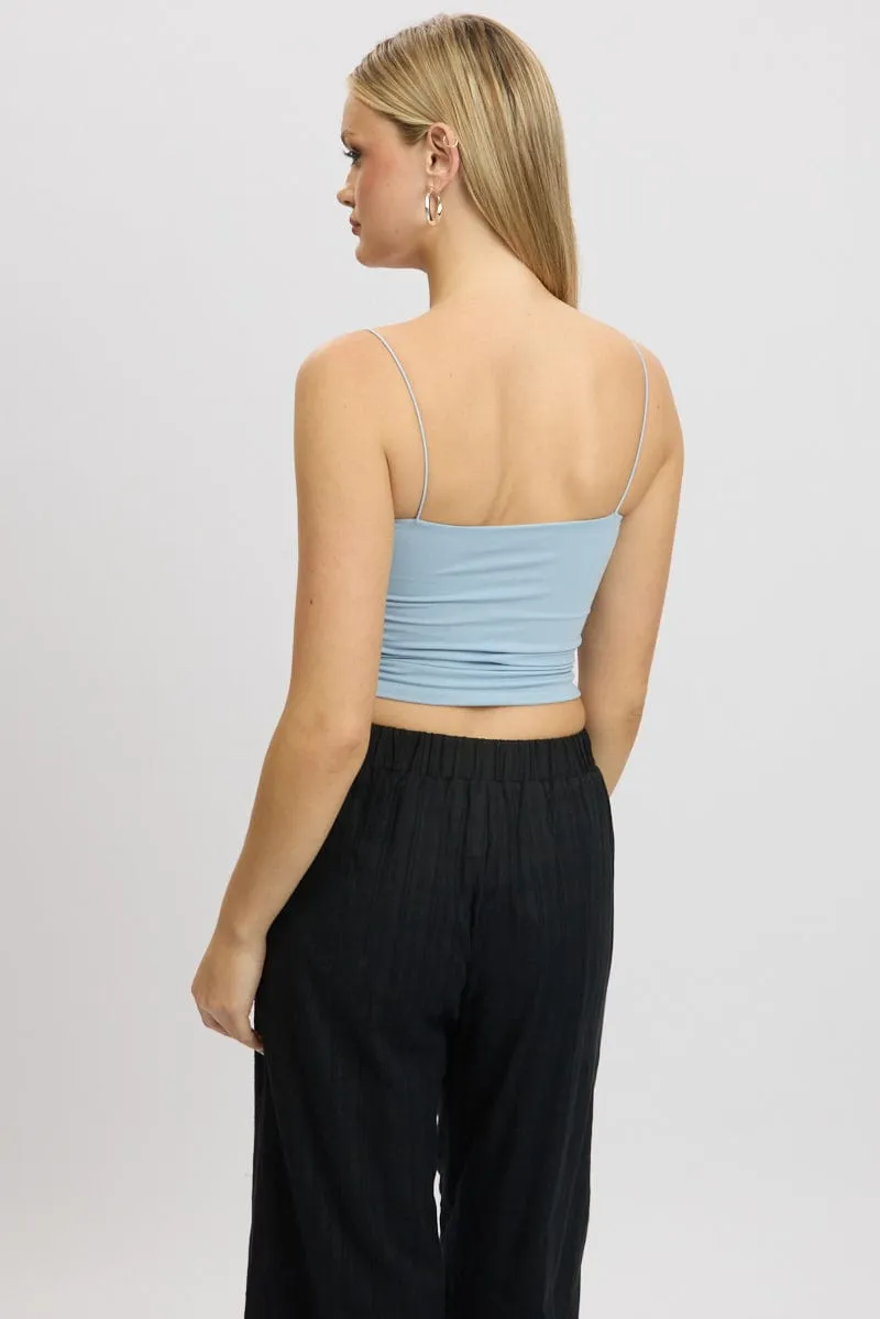 Blue SuperSoft Singlet Double Layer sold by Ally Fashion product image thumbnail 5