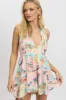 Multi Abstract Playsuit Halter Neck sold by Ally Fashion