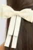 White Bow Hair Clip sold by Ally Fashion