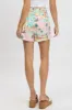 Multi Abstract Relaxed Shorts High Rise sold by Ally Fashion