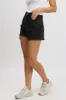 Black Relaxed Short High Rise sold by Ally Fashion