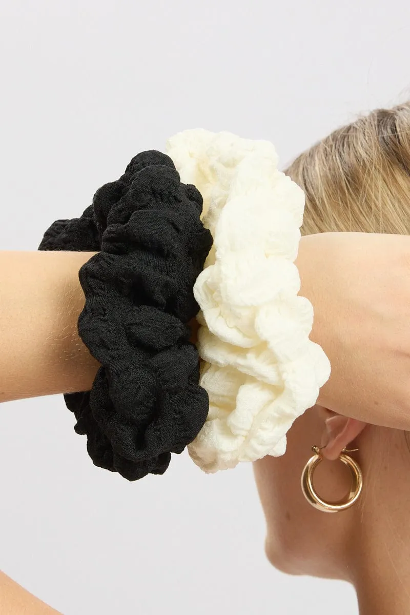 Multi 3 Pack Scrunchies sold by Ally Fashion product image thumbnail 2