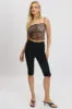 Brown Animal Print Cami Top Sleeveless Bow sold by Ally Fashion