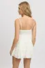 White Fit And Flare Dress Tiered Strappy sold by Ally Fashion