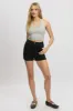 Grey Halter Top Sleeveless Rib sold by Ally Fashion