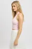Pink Halter Top Sleeveless Rib sold by Ally Fashion