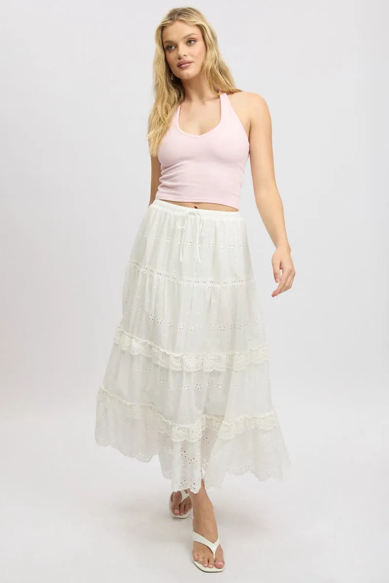 Pink Halter Top Sleeveless Rib sold by Ally Fashion product image thumbnail 2