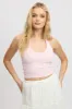 Pink Halter Top Sleeveless Rib sold by Ally Fashion