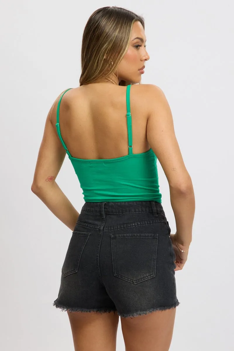 Green Graphic Halter Neck Top sold by Ally Fashion product image thumbnail 5