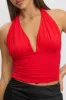 Red Halter Neck Top sold by Ally Fashion