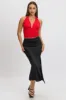Red Halter Neck Top sold by Ally Fashion