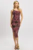 Pink Floral Bodycon Dress One Shoulder sold by Ally Fashion