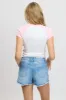 Pink Graphic Tee Short Sleeve sold by Ally Fashion