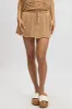 Beige Crochet Skirt Mid Rise Beach Bikini Lined sold by Ally Fashion