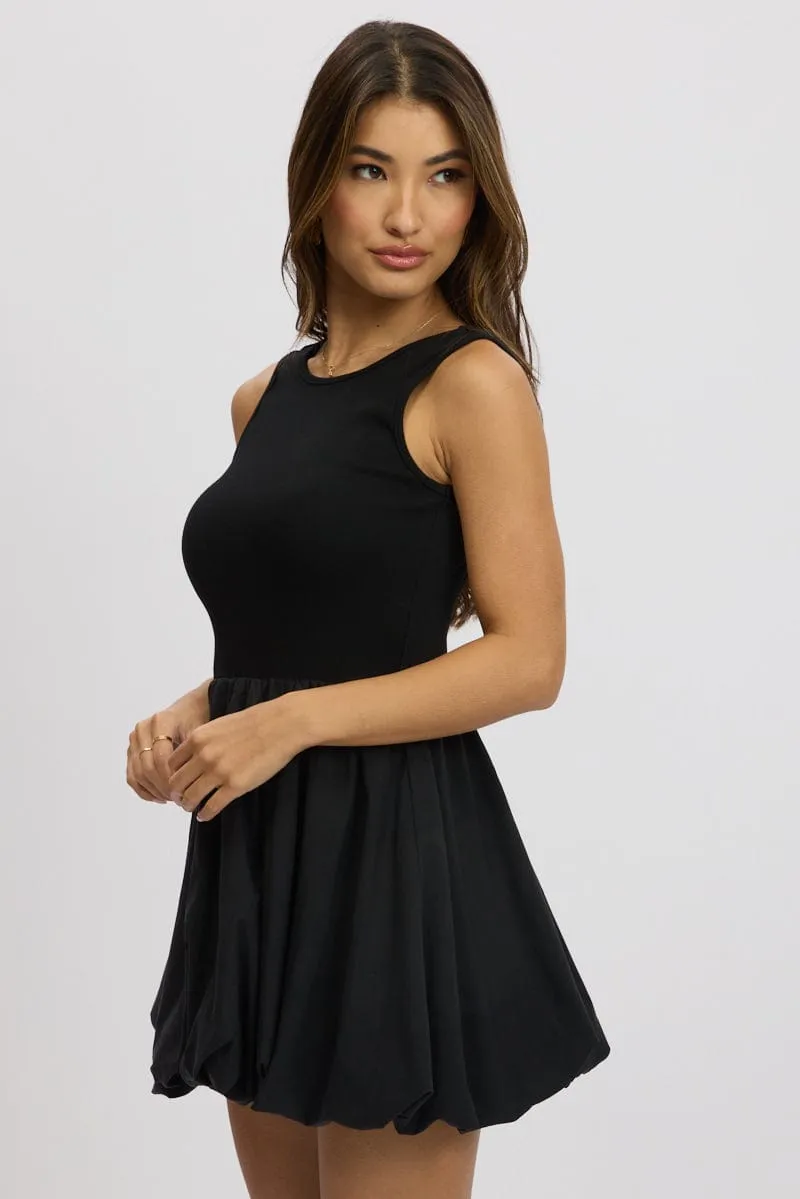 Black Bubble Dress Mini sold by Ally Fashion product image thumbnail 4
