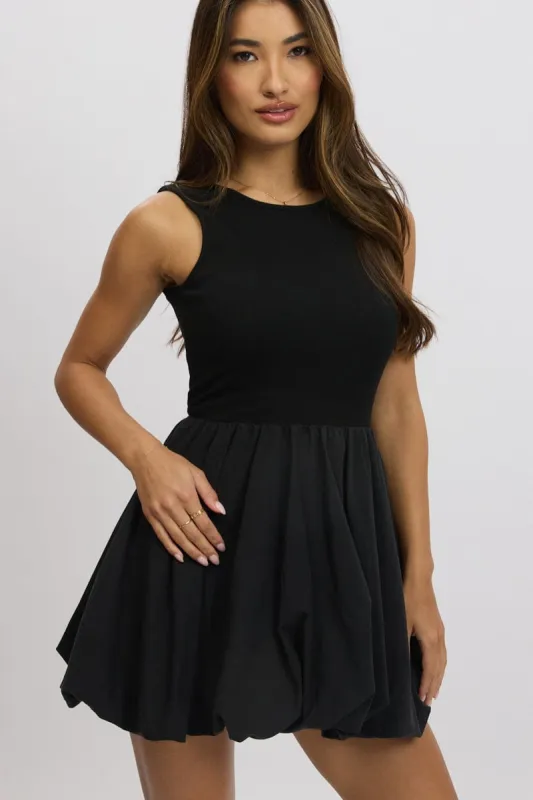 Black Bubble Dress Mini sold by Ally Fashion