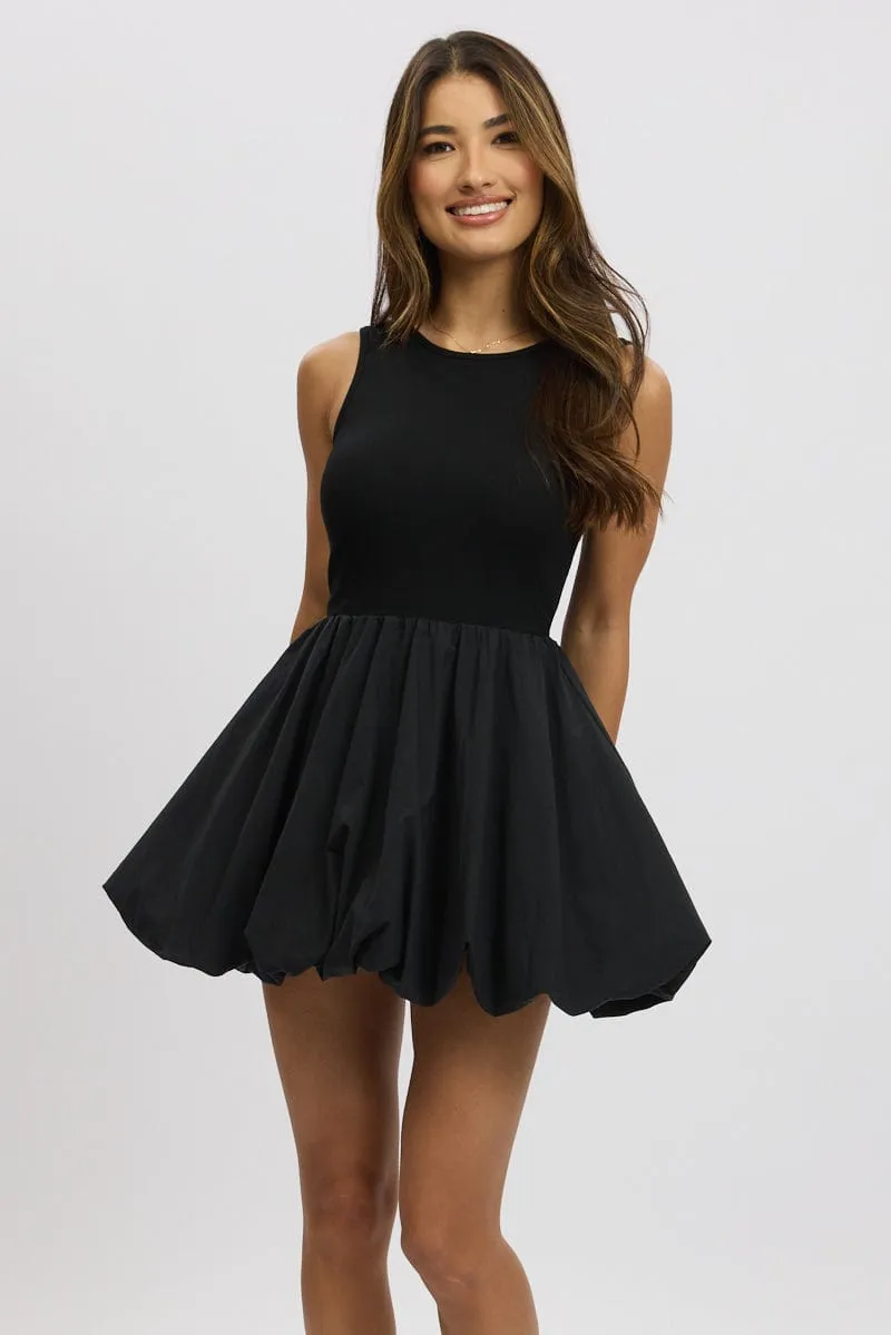 Black Bubble Dress Mini sold by Ally Fashion product image thumbnail 3