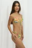 Orange Print Tie Side Bikini Set sold by Ally Fashion