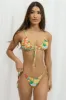 Orange Print Tie Side Bikini Set sold by Ally Fashion