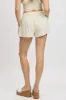 Beige Shorts Elasticated Waist sold by Ally Fashion