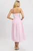 Pink Midi Dress Corset Bust sold by Ally Fashion