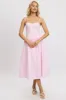 Pink Midi Dress Corset Bust sold by Ally Fashion