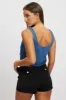Blue Tie Front Top Sleeveless sold by Ally Fashion