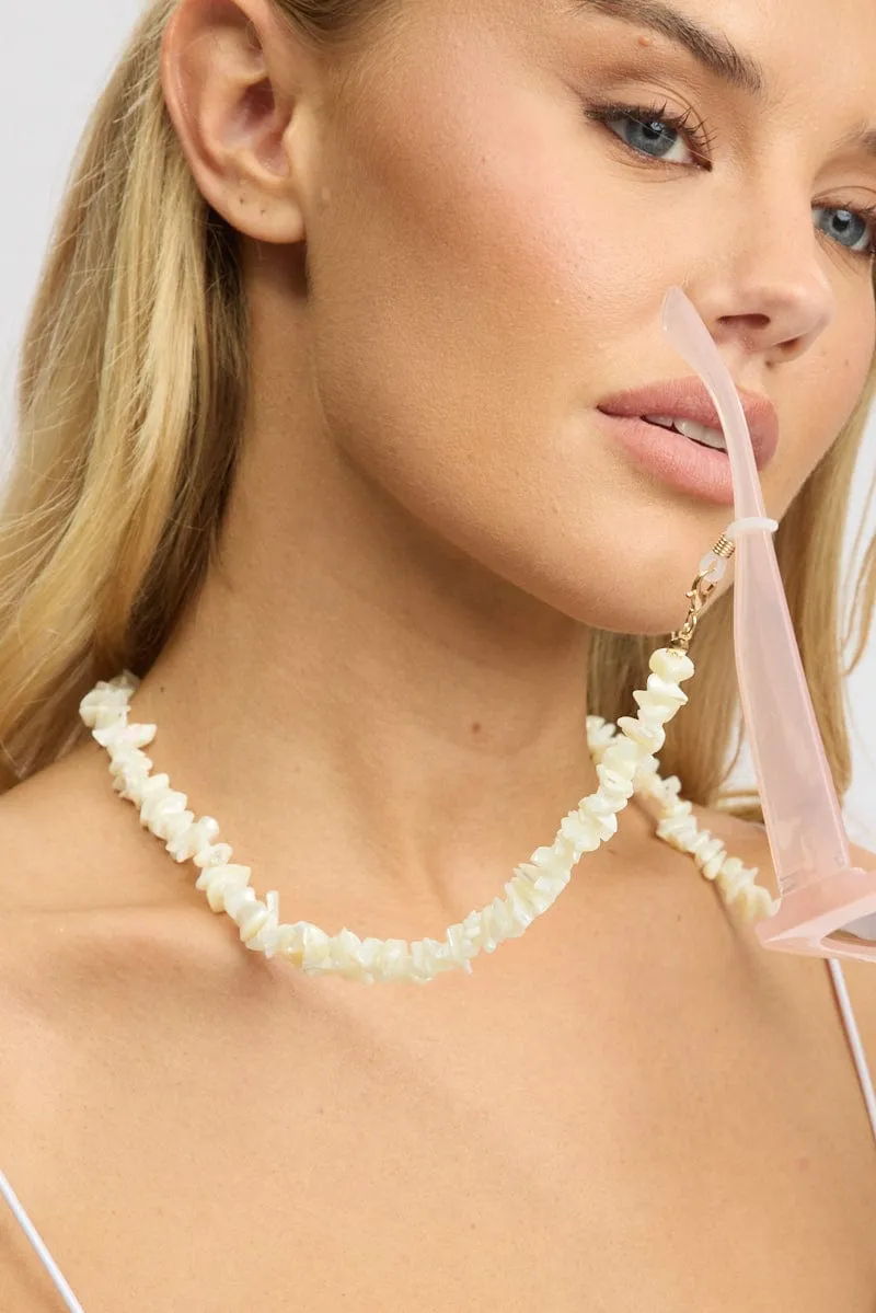 White Sunglass Chain sold by Ally Fashion product image thumbnail 3