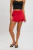 Red Supersoft Skort Skirt High Rise Layered Lined sold by Ally Fashion
